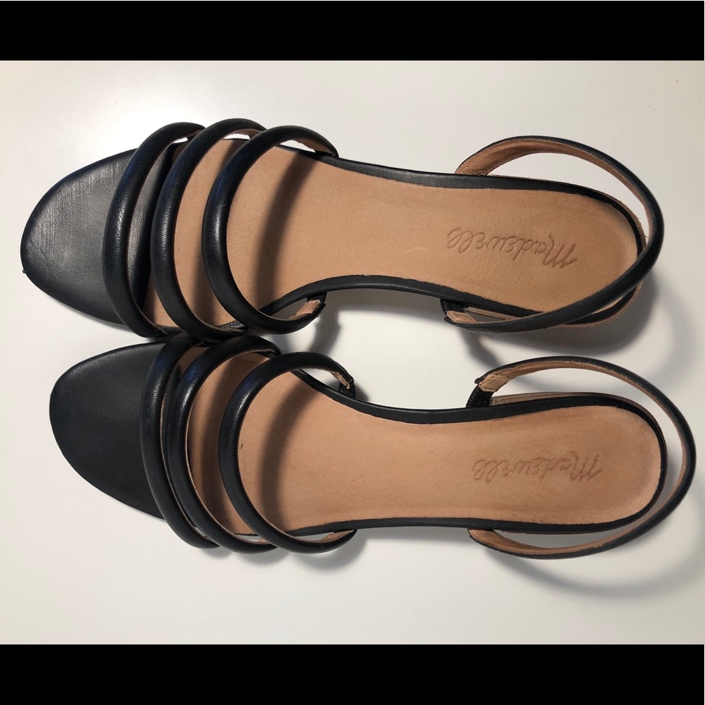Madewell Addie Slingback Sandal in Leather